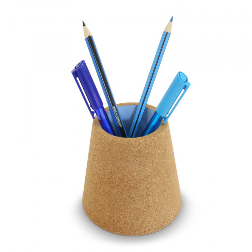 стакан для ручек пробковый синий в Нижнекамске