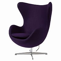кресло egg chair темно-фиолетовое в Нижнекамске