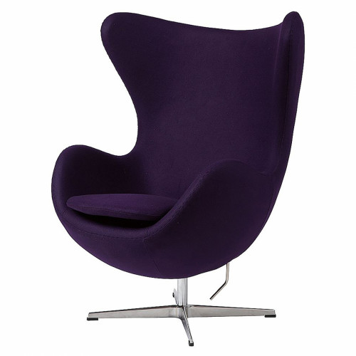 кресло egg chair темно-фиолетовое в Нижнекамске
