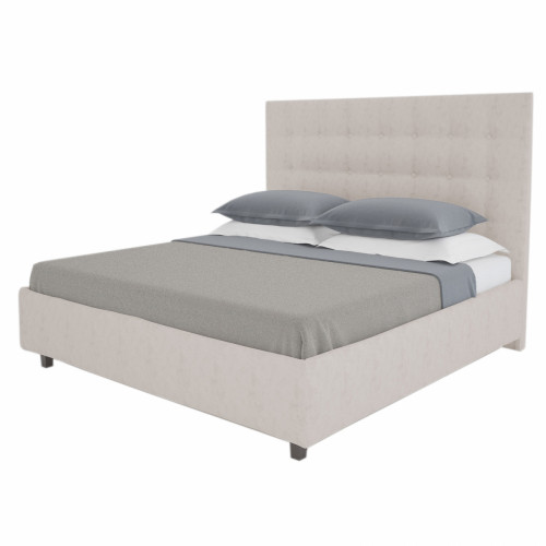 кровать большая 200х200 royal black серая в Нижнекамске