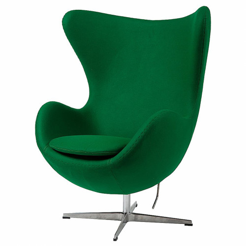 кресло egg chair кашемир зеленое в Нижнекамске
