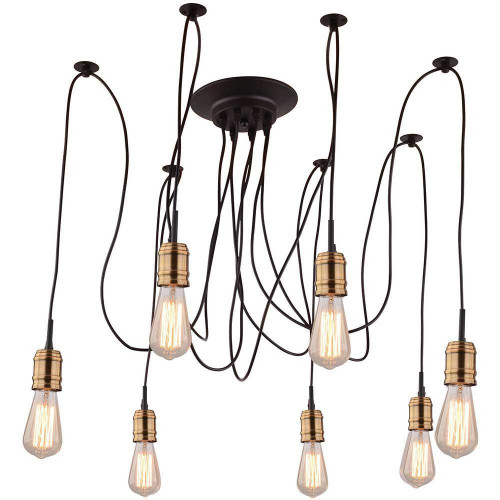 подвесная люстра arte lamp mazzetto a4290sp-7bk в Нижнекамске