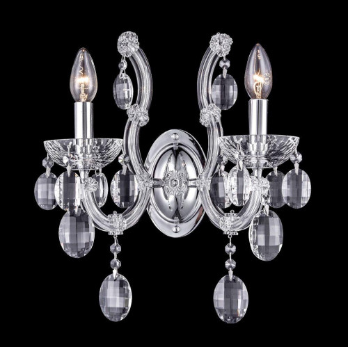 бра crystal lux hollywood ap2 chrome в Нижнекамске