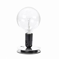 настольный светильник lampadina ed чёрный в Нижнекамске